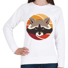 PRINTFASHION Mosómedve - Női pulóver - Fehér