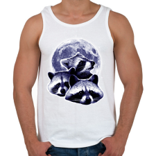 PRINTFASHION Mosómedvék - Férfi atléta - Fehér atléta, trikó