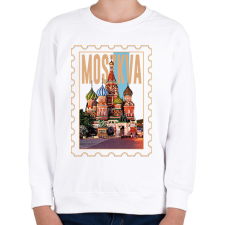 PRINTFASHION Moszkva - Gyerek pulóver - Fehér gyerek pulóver, kardigán