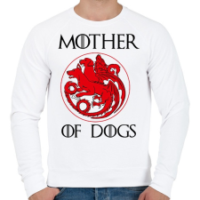 PRINTFASHION Mother of Dogs - Férfi pulóver - Fehér férfi pulóver, kardigán