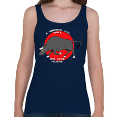 PRINTFASHION Motiváció - Női atléta - Sötétkék