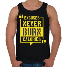 PRINTFASHION Motivációs felirat edzéshez - Férfi atléta - Fekete