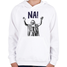 PRINTFASHION Motivációs üzenet - Gyerek kapucnis pulóver - Fehér gyerek pulóver, kardigán