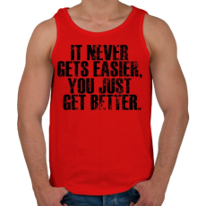 PRINTFASHION Motivation - Férfi atléta - Piros