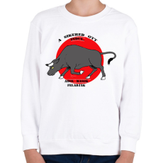 PRINTFASHION Motivation - Gyerek pulóver - Fehér