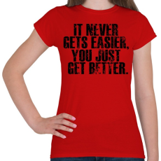 PRINTFASHION Motivation - Női póló - Piros