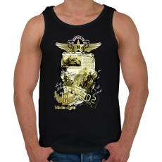 PRINTFASHION MOTOCLUB - Férfi atléta - Fekete