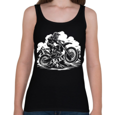 PRINTFASHION motocross - Női atléta - Fekete