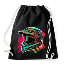 PRINTFASHION Motocross sisak - Sportzsák, Tornazsák - Fekete tornazsák