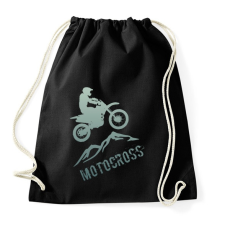 PRINTFASHION Motocross - Sportzsák, Tornazsák - Fekete tornazsák