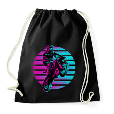 PRINTFASHION Motocross - Sportzsák, Tornazsák - Fekete tornazsák