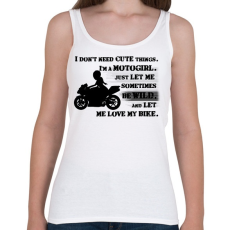 PRINTFASHION motogirl - Női atléta - Fehér