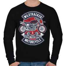 PRINTFASHION motor - Férfi pulóver - Fekete férfi pulóver, kardigán