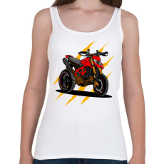 PRINTFASHION Motor  - Női atléta - Fehér