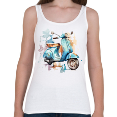 PRINTFASHION Motor  - Női atléta - Fehér