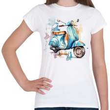 PRINTFASHION Motor - Női póló - Fehér női póló