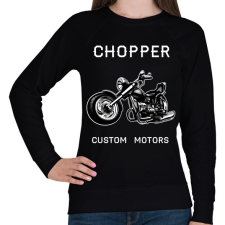 PRINTFASHION Motor - Női pulóver - Fekete női pulóver, kardigán