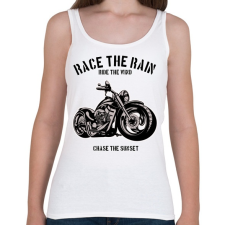 PRINTFASHION motorcycle  - Női atléta - Fehér női trikó