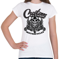 PRINTFASHION Motorcycle  - Női póló - Fehér