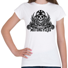 PRINTFASHION Motorcycle  - Női póló - Fehér