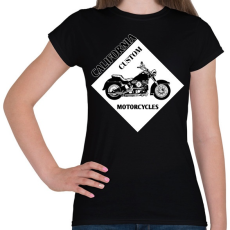PRINTFASHION motorcycle - Női póló - Fekete