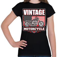 PRINTFASHION Motorcycle - Női póló - Fekete női póló
