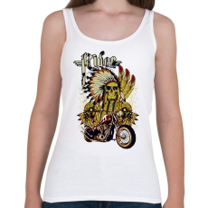 PRINTFASHION motorkerékpár és koponya - Női atléta - Fehér