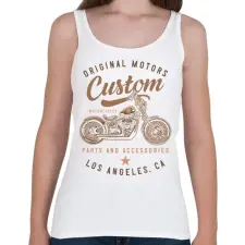 PRINTFASHION Motoros 04 - Original Motors - Női atléta - Fehér női trikó
