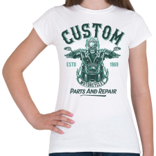 PRINTFASHION Motoros 07 - Parts and repair - Női póló - Fehér női póló