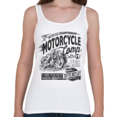 PRINTFASHION Motoros bajnok - Női atléta - Fehér