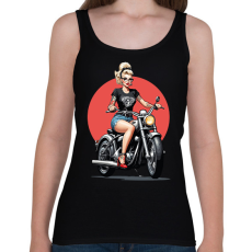 PRINTFASHION Motoros csaj - Női atléta - Fekete