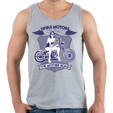 PRINTFASHION Motoros díva - Férfi atléta - Sport szürke atléta, trikó