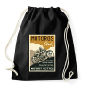PRINTFASHION Motoros élet - Sportzsák, Tornazsák - Fekete