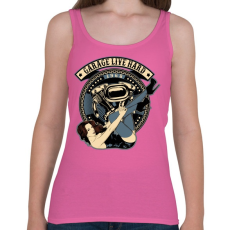 PRINTFASHION Motoros gyorsgarázs - Női atléta - Rózsaszín