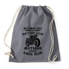 PRINTFASHION Motoros szív, motoros lélek... - Sportzsák, Tornazsák - Grafitszürke