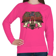 PRINTFASHION Motorozás az életem - Női pulóver - Fukszia női pulóver, kardigán