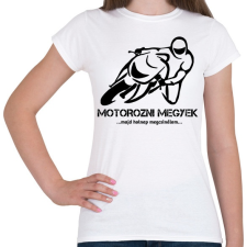 PRINTFASHION MOTOROZNI MEGYEK - Női póló - Fehér női póló