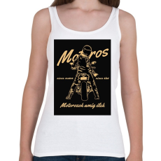PRINTFASHION Motorozok amíg élek - Női atléta - Fehér