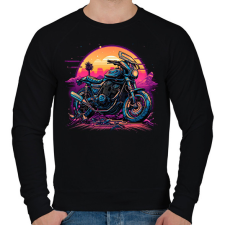PRINTFASHION Motorsport - Férfi pulóver - Fekete férfi pulóver, kardigán