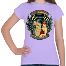 PRINTFASHION Motorverseny - Női póló - Viola női póló