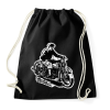 PRINTFASHION Motrocircle vintage - Sportzsák, Tornazsák - Fekete