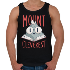PRINTFASHION Mount Cleverest - Férfi atléta - Fekete atléta, trikó