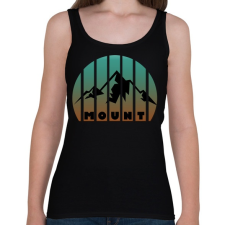 PRINTFASHION MOUNT - Női atléta - Fekete női trikó