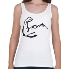 PRINTFASHION Mountain Bici - Női atléta - Fehér női trikó