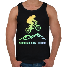 PRINTFASHION mountain bike  - Férfi atléta - Fekete atléta, trikó
