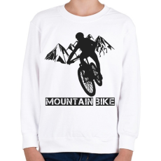 PRINTFASHION MOUNTAIN BIKE - Gyerek pulóver - Fehér