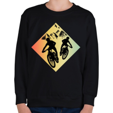 PRINTFASHION MOUNTAIN BIKE - Gyerek pulóver - Fekete