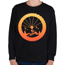 PRINTFASHION MOUNTAIN BIKE - Gyerek pulóver - Fekete gyerek pulóver, kardigán