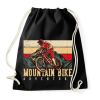 PRINTFASHION Mountain Bike kaland sötét alaphoz - Sportzsák, Tornazsák - Fekete