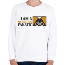 PRINTFASHION MOUNTAIN FANATIC - Gyerek pulóver - Fehér gyerek pulóver, kardigán